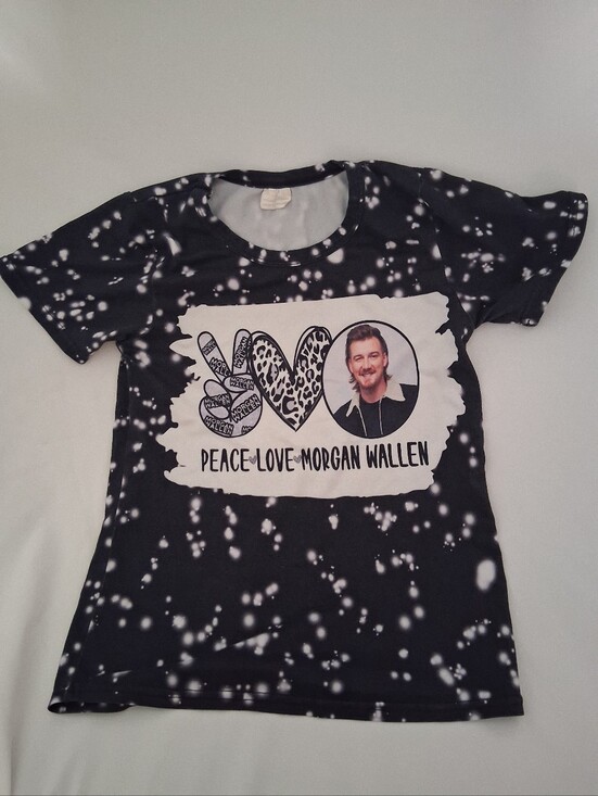 Other - Kids Black Tie-Dye Graphic Tee - Peace Love Design